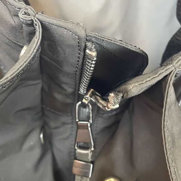 Elie Tahari Coat Men's Medium Black Heavyweight Full Zip Military Field Jacket - Picture 7 of 15